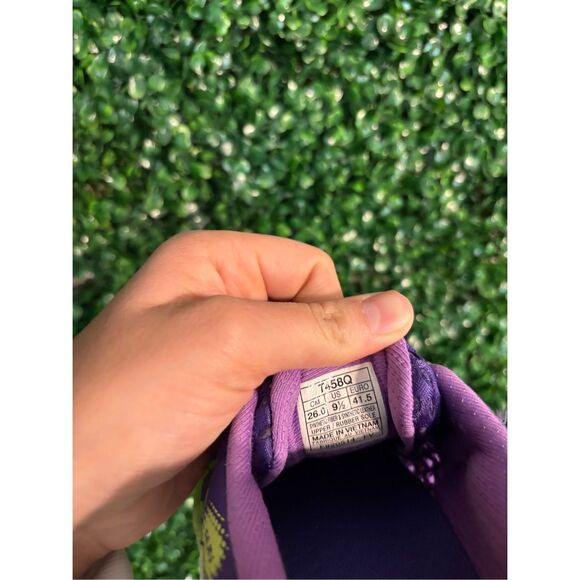 Asics Purple and Lime Athletic Shoes - Picture 8 of 8